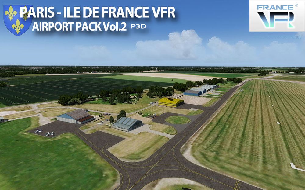 Paris-Ile de France VFR - Airport Pack Vol. 2 - P3D V4/V5
